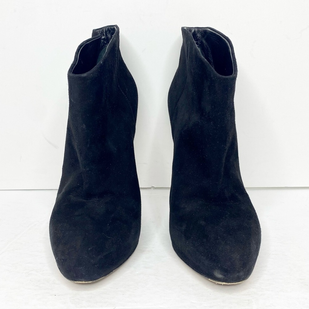 Gianvito Rossi Suede Stiletto Ankle Booties - Picture 3 of 9